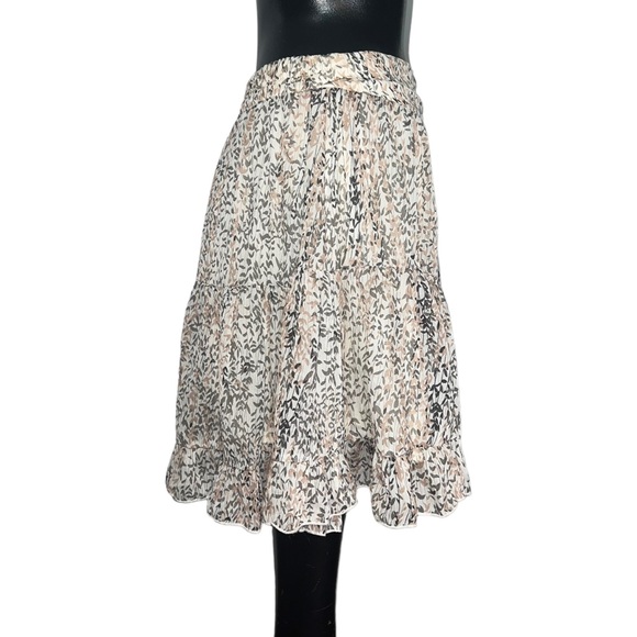 BY TOGETHER WOMEN'S IVORY FLORAL PRINT SKIRT - Picture 12 of 16